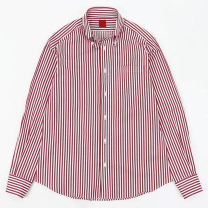 Giotto（ジオット）ストライプ ボタンダウン シャツ【レッド】国内正規品