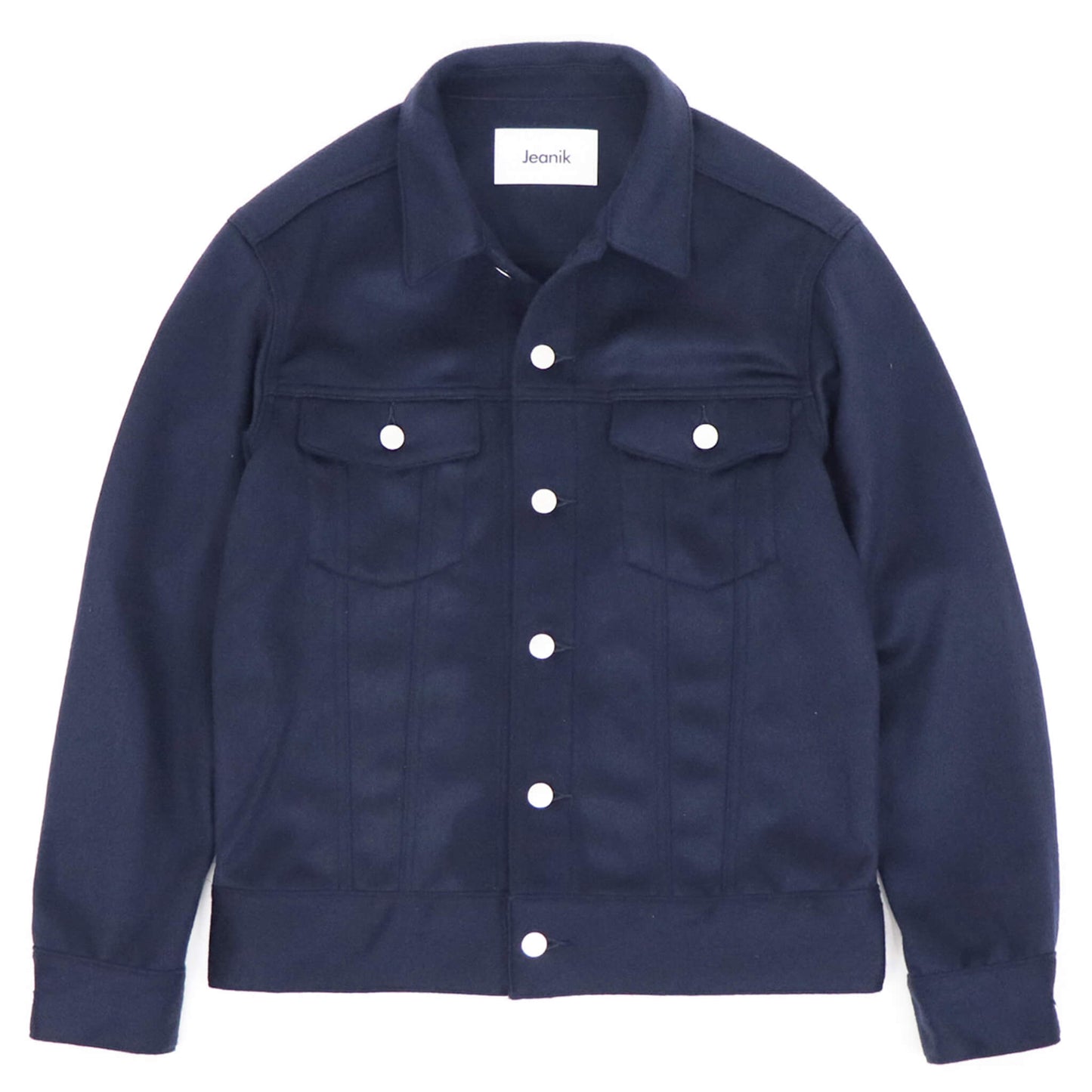 Jeanik（ジーニック）ウールカシミア ジャケット 3rdタイプ【ネイビー】国内正規品