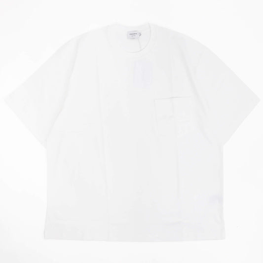 handvaerk（ハンドバーク）クルーネック ポケット付き Tシャツ【ホワイト】国内正規品