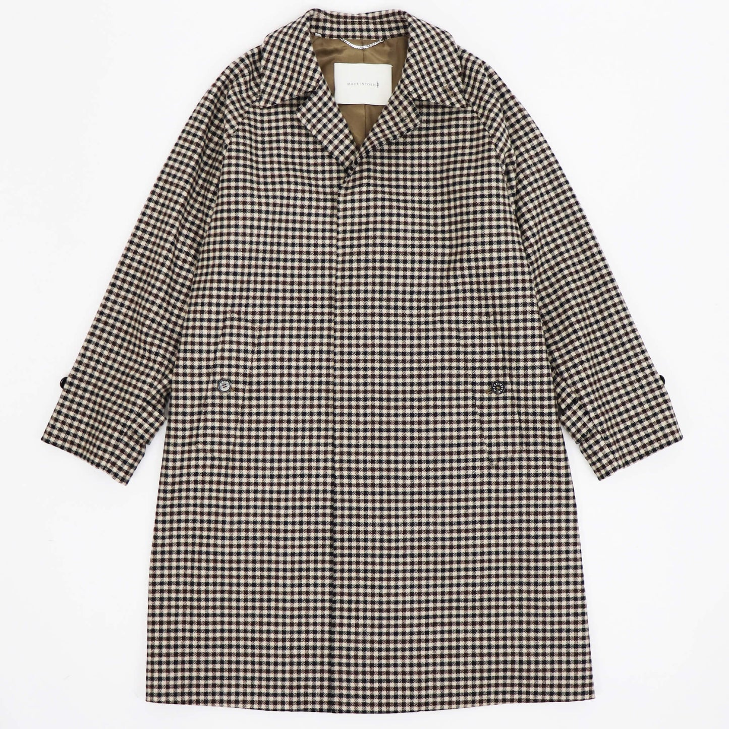 MACKINTOSH（マッキントッシュ）BELFORD / バルカラーコート ガンクラブチェック【ブラウン系】国内正規品