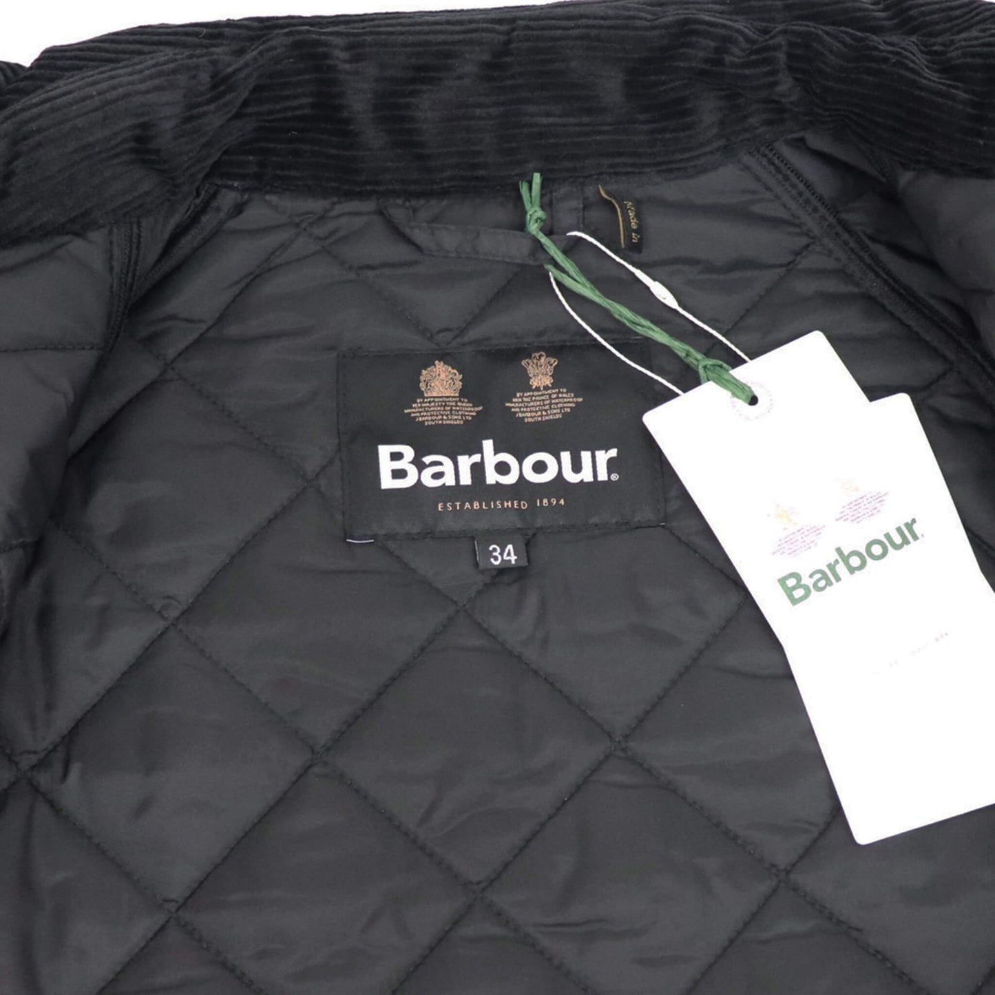 Barbour（バブアー）Bedale / ビデイル キルティング ブルゾン【ブラック】国内正規品