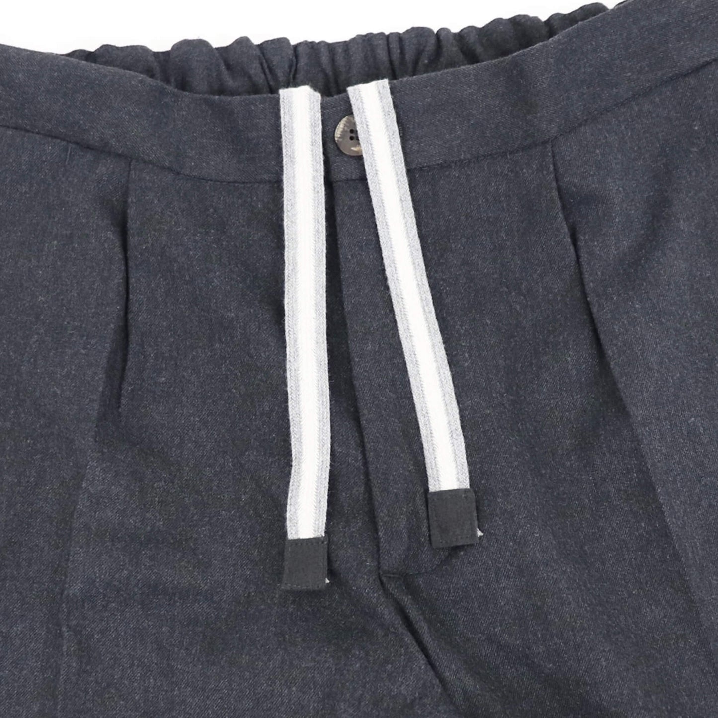 DEVORE（デヴォレ）ドローストリングス コットン パンツ 【チャコールグレー】国内正規品