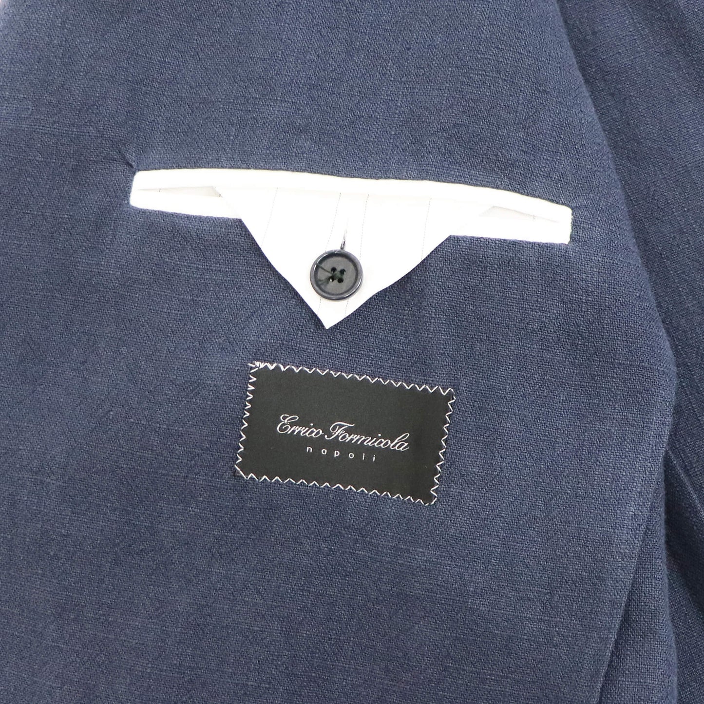 Errico Formicola（エリコ フォルミコラ）MARCO DP リネンコットン２Bottonジャケット【ネイビー】国内正規品