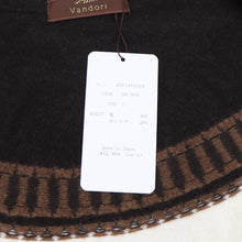 画像をギャラリービューアに読み込む, Vandori（ヴァンドリ）求心柄 ジップブルゾン ウールカシミヤ【ブラウン】国内正規品
