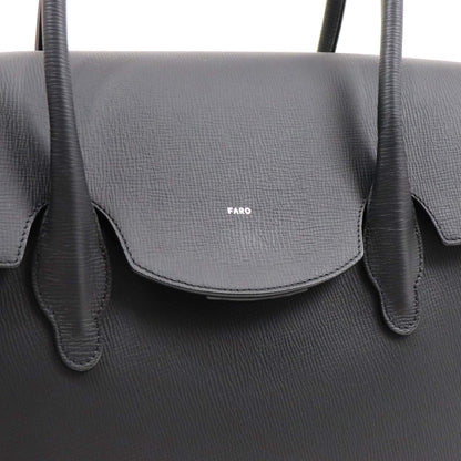 FARO（ファーロ）Cartello Flap Tote / カルテッロ フラップ トートバッグ【ブラック】国内正規品