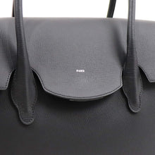 画像をギャラリービューアに読み込む, FARO（ファーロ）Cartello Flap Tote / カルテッロ フラップ トートバッグ【ブラック】国内正規品
