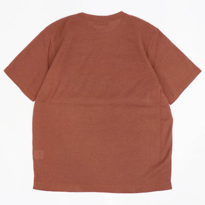Vandori（ヴァンドリ）リネンコットン CHILL レタードTシャツ【テラコッタ】国内正規品