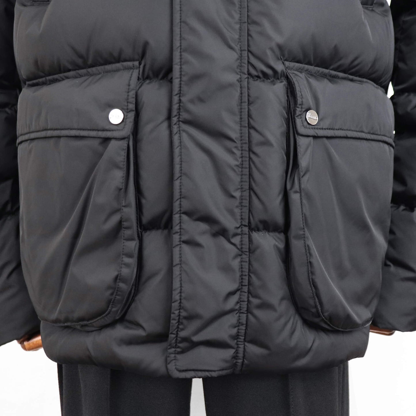 HERNO（ヘルノ）ミリタリーダウンブルゾン POLAR-TECH【ブラック】国内正規品