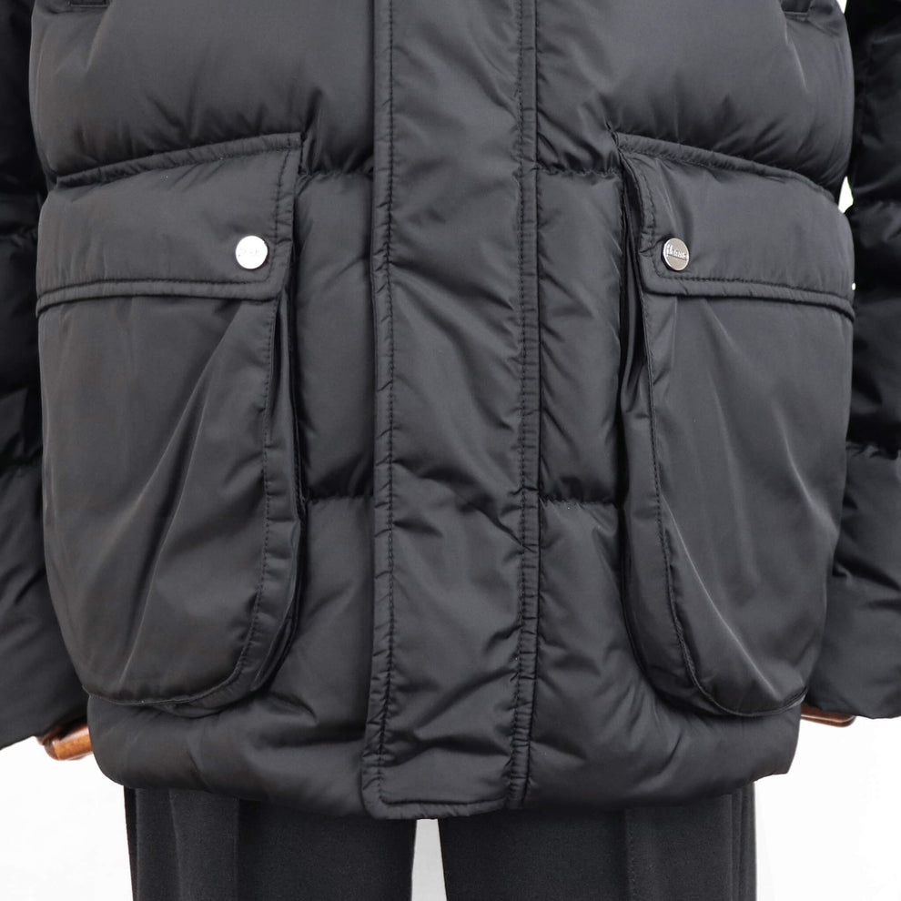 HERNO（ヘルノ）ミリタリーダウンブルゾン POLAR-TECH【ブラック】国内正規品 – Giotto（ジオット）