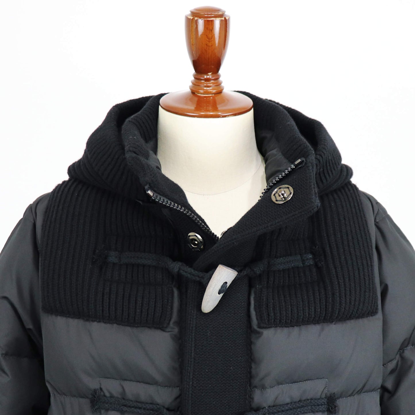 BBR（ビービーアール）ニットダッフル ダウンブルゾン【ブラック】国内正規品