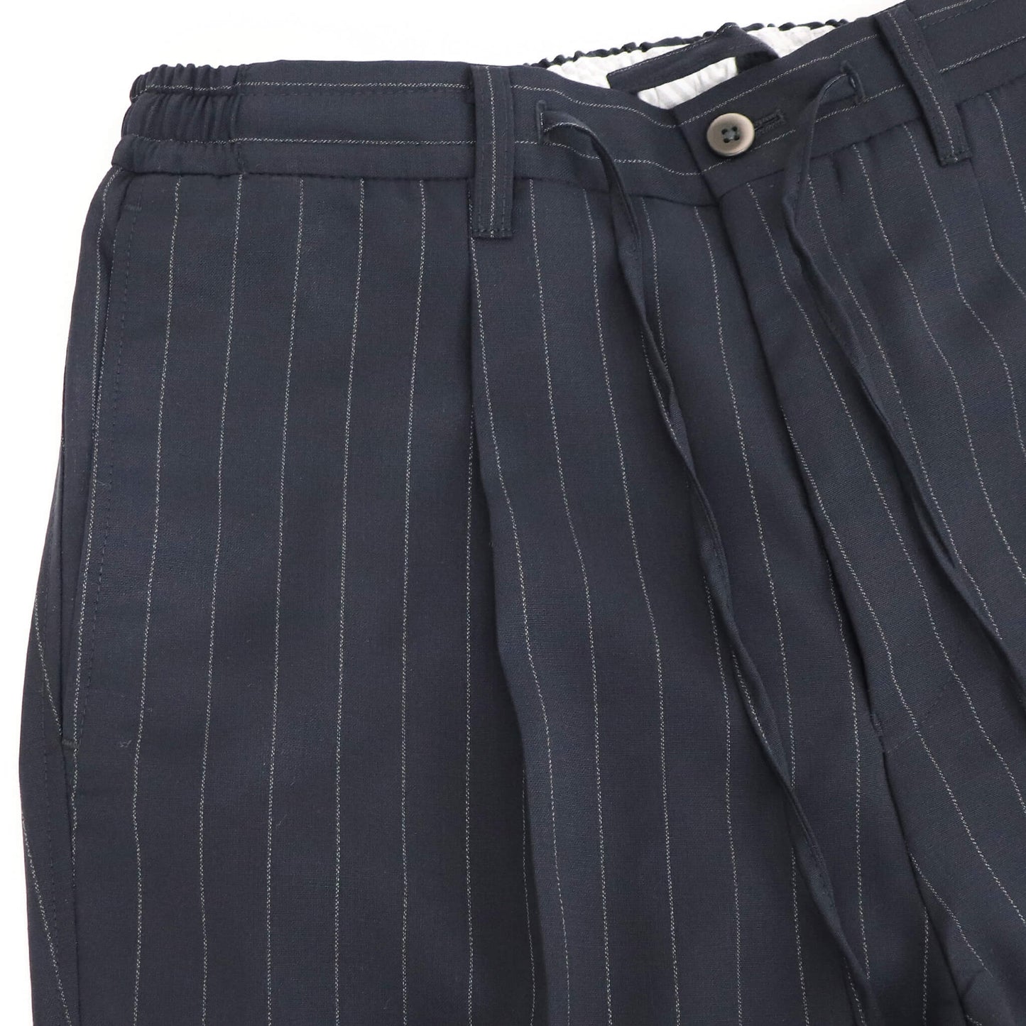 COLONY CLOTHING（コロニークロージング）イージーパンツ セットアップ ワンプリーツ【ネイビーストライプ】国内正規品