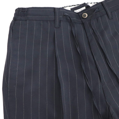 COLONY CLOTHING（コロニークロージング）イージーパンツ セットアップ ワンプリーツ【ネイビーストライプ】国内正規品