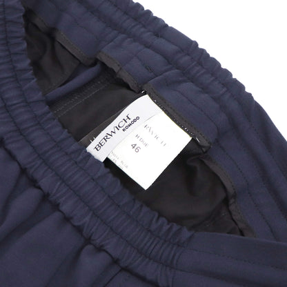 BERWICH（ベルウィッチ）H DUE（アッカデュエ）永久クリース ジャージーパンツ【ネイビー】国内正規品