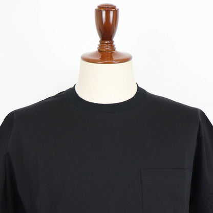 COLONY CLOTHING（コロニークロージング）クルーネック ポケット コットンTシャツ【ブラック】国内正規品