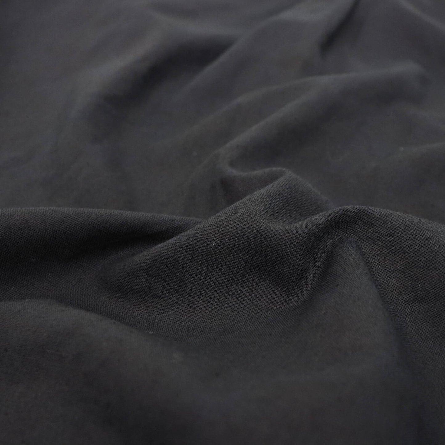 ORIAN（オリアン）バンドカラー コットンリネンシャツ【ブラック】国内正規品