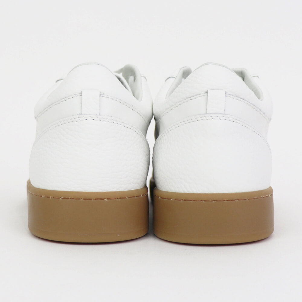 MIKE（マイク）DON’T DO IT ローカット レースアップ レザースニーカー【ホワイト×ゴムソール】国内正規品