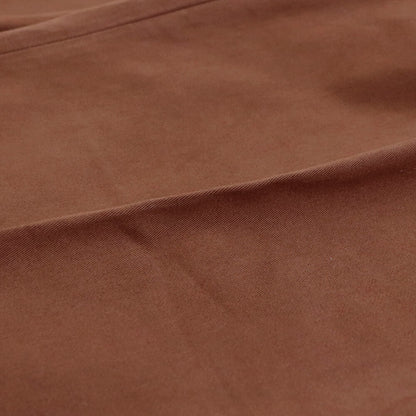 BORELIO（ボレリオ）ワンプリーツ テーパード コットンパンツ【ブリック】国内正規品