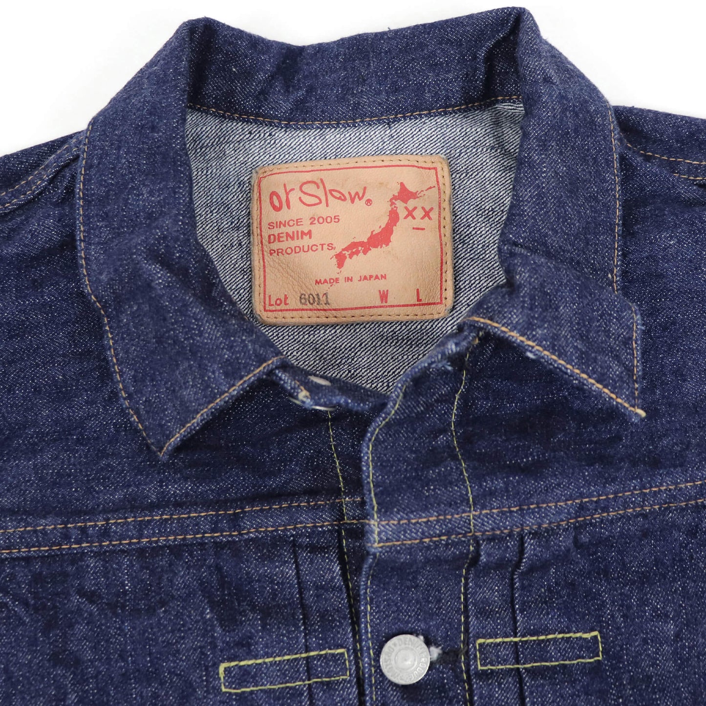 orSlow（オアスロウ）TYPE1 PLEATED FRONT DENIM BROUSE 03-6011 デニムトラッカージャケット【DENIM ONE WASH】国内正規品