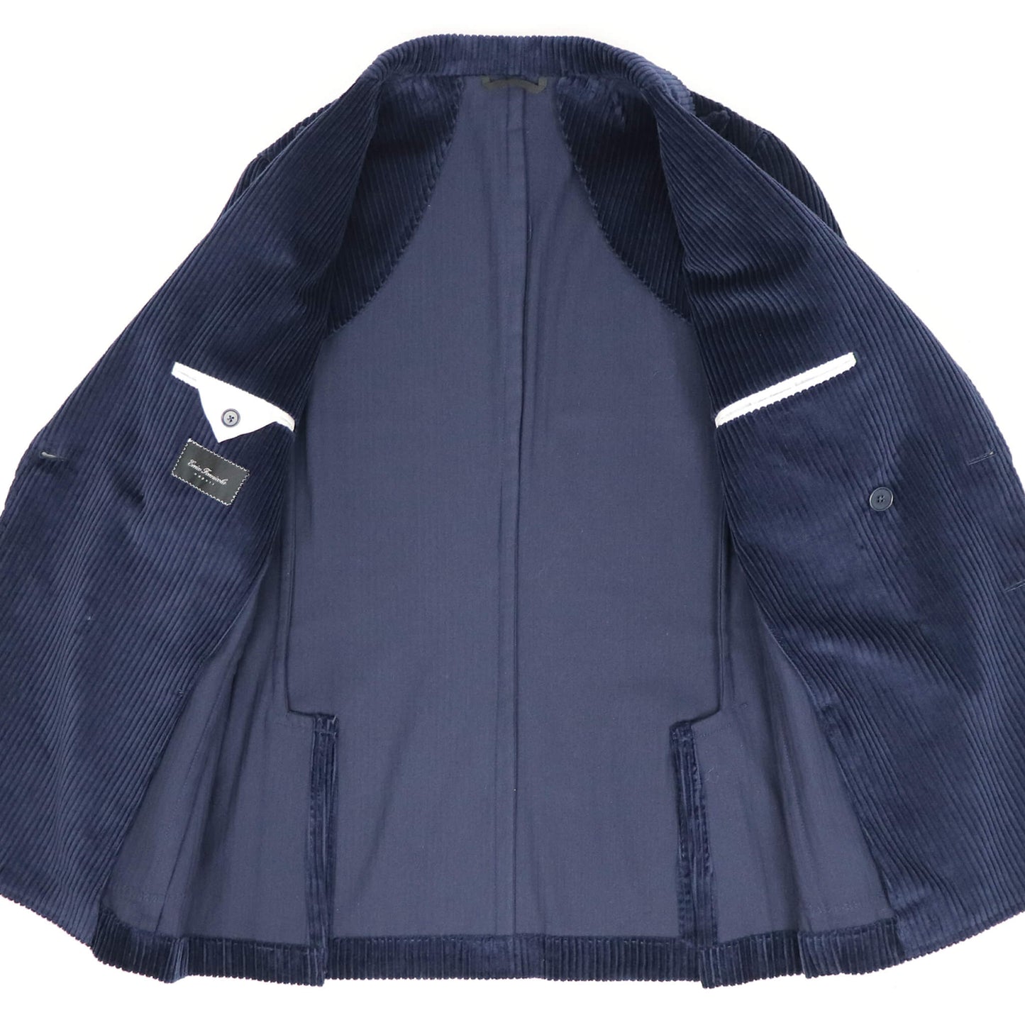 Errico Formicola（エリコ フォルミコラ）MARCO DP 太畝コーデュロイダブルジャケット【ネイビー】国内正規品