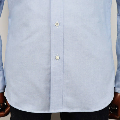INDIVIDUALIZED SHIRTS（インディヴィジュアライズド シャツ）Giotto 別注 STANDARD FIT スタンダードフィット ボタンダウン コットン オックスフォードシャツ【サックス】国内正規品