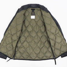 画像をギャラリービューアに読み込む, TAION（タイオン）ミリタリー ハイネックWジップ ダウンジャケット ソフトシェル【ブラック】国内正規品
