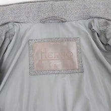画像をギャラリービューアに読み込む, HERNO（ヘルノ）M65 ストレッチスエード ブルゾン【メランジグレー】国内正規品
