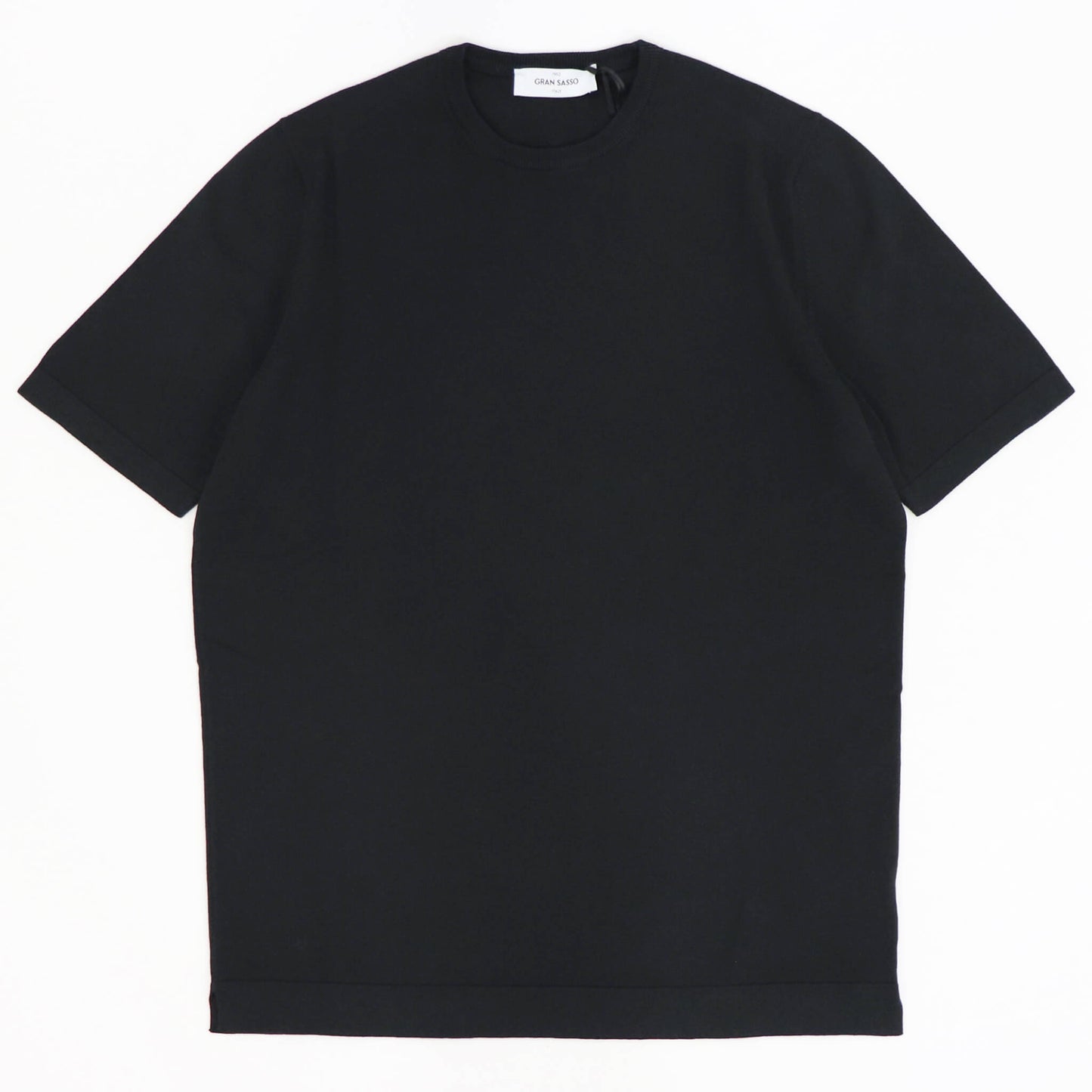 GRAN SASSO（グランサッソ）ソフトコットンニット 12ゲージ【ブラック】国内正規品