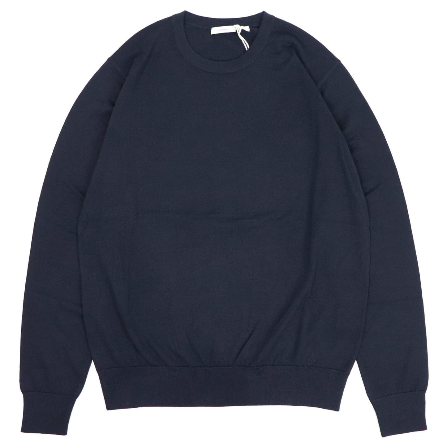 nomiamo（ノミアモ）定番 クルーネック ニット 33ゲージ【ダークネイビー】国内正規品