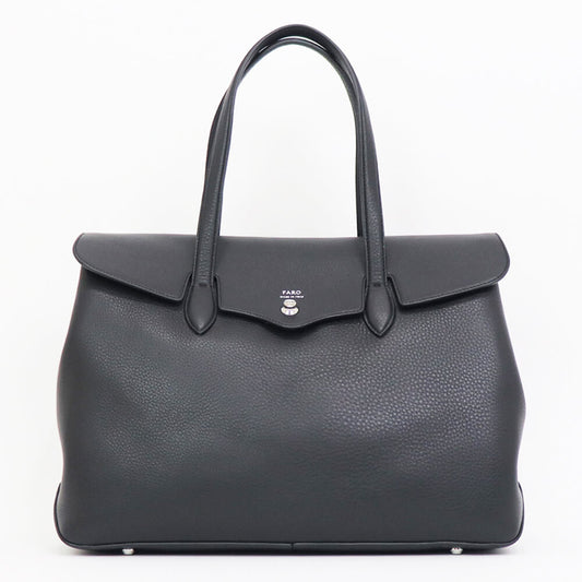 FARO（ファーロ）FRATELLI MOUSSE フラップトートバッグ【ブラック】国内正規品