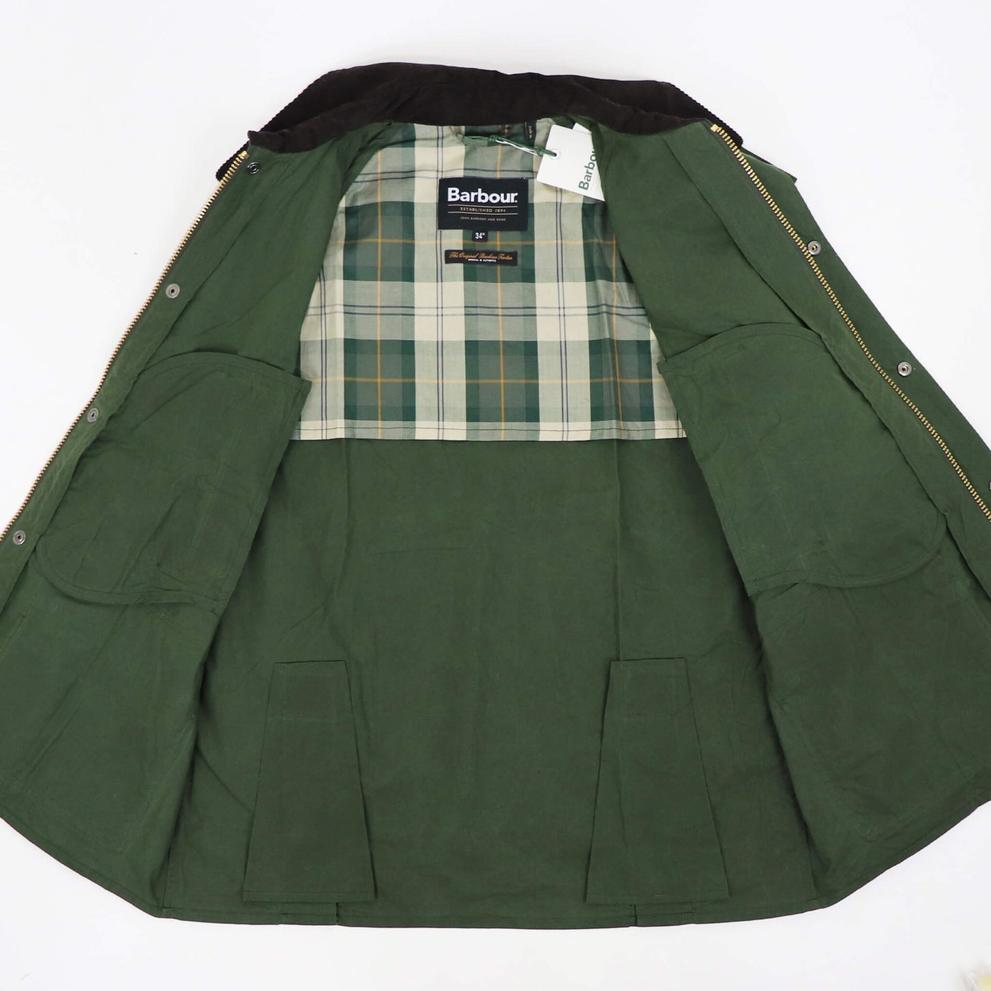 Barbour（バブアー）OS Bedale / オーバーサイズ ビデイル コットンカジュアルジャケット【グリーン】国内正規品