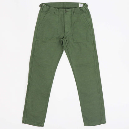 orSlow（オアスロウ）SLIM FIT FATIGUE PANTS スリム フィット ファティーグ パンツ【グリーン】国内正規品
