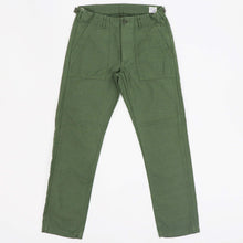 画像をギャラリービューアに読み込む, orSlow（オアスロウ）SLIM FIT FATIGUE PANTS スリム フィット ファティーグ パンツ【グリーン】国内正規品
