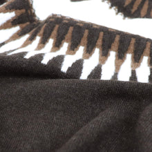 画像をギャラリービューアに読み込む, Vandori（ヴァンドリ）求心柄 ジップブルゾン ウールカシミヤ【ブラウン】国内正規品
