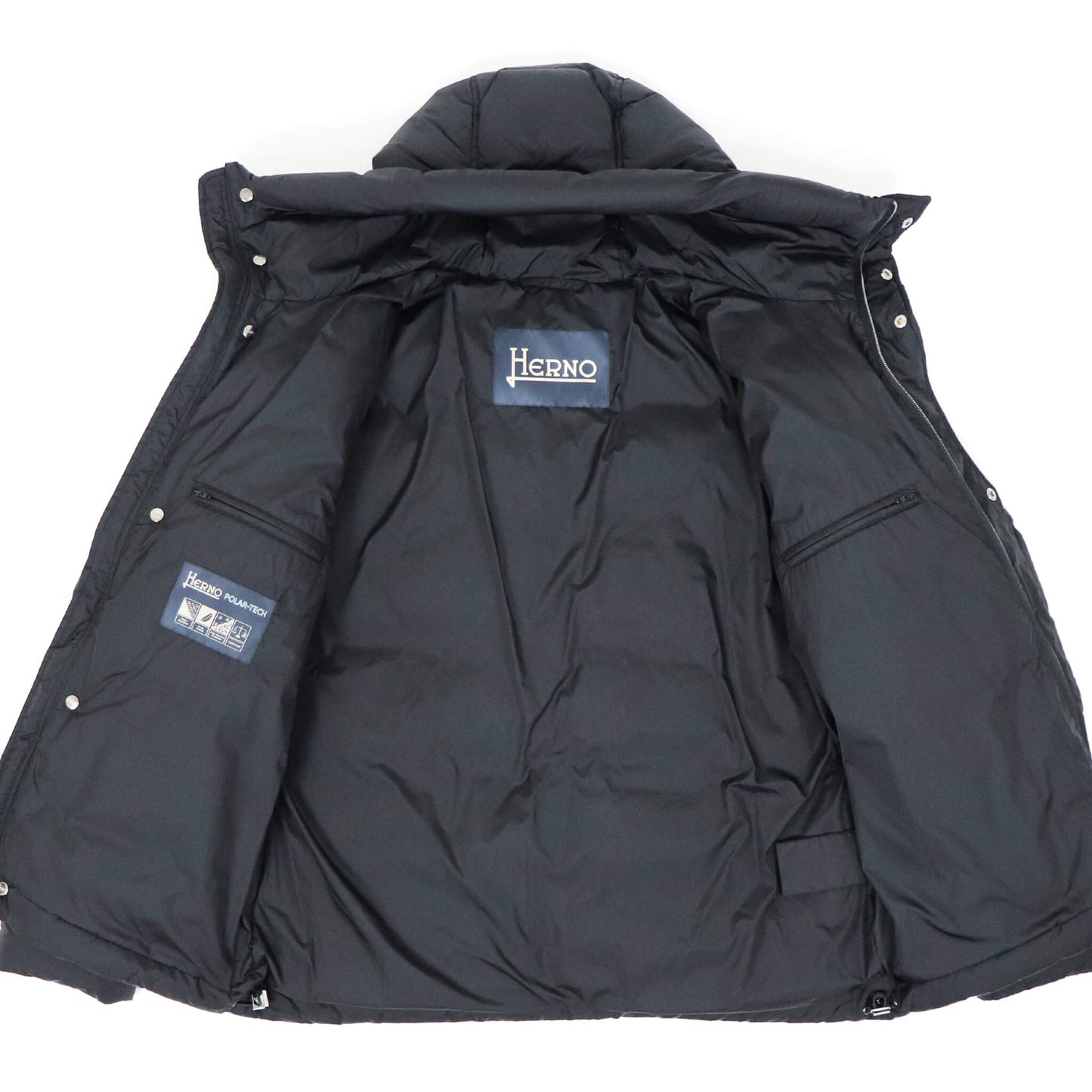 HERNO（ヘルノ）ミリタリーダウンブルゾン POLAR-TECH【ブラック】国内正規品