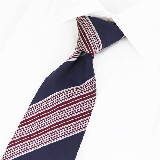 ALBENI 1905（アルベニ1905）レジメンタルタイ【ネイビー】国内正規品