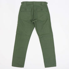 画像をギャラリービューアに読み込む, orSlow（オアスロウ）SLIM FIT FATIGUE PANTS スリム フィット ファティーグ パンツ【グリーン】国内正規品
