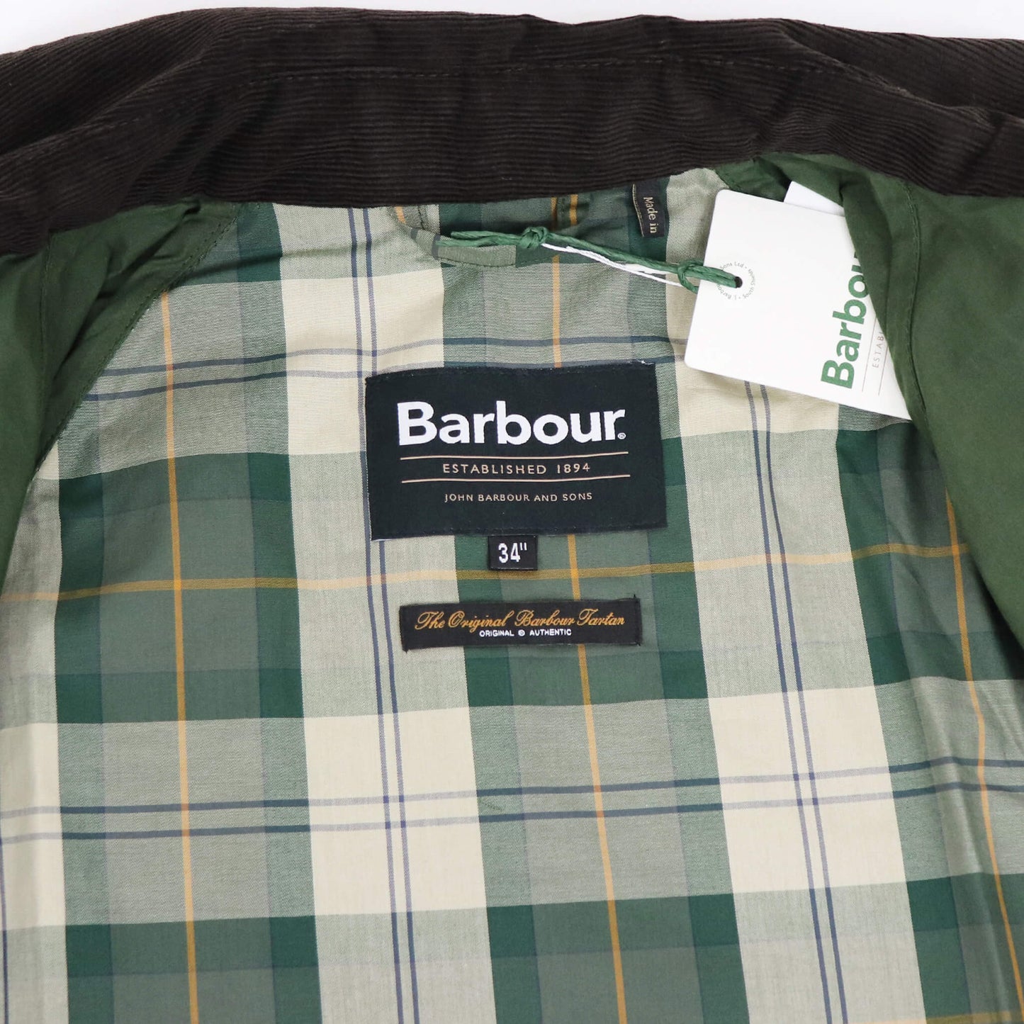Barbour（バブアー）OS Bedale / オーバーサイズ ビデイル コットンカジュアルジャケット【グリーン】国内正規品