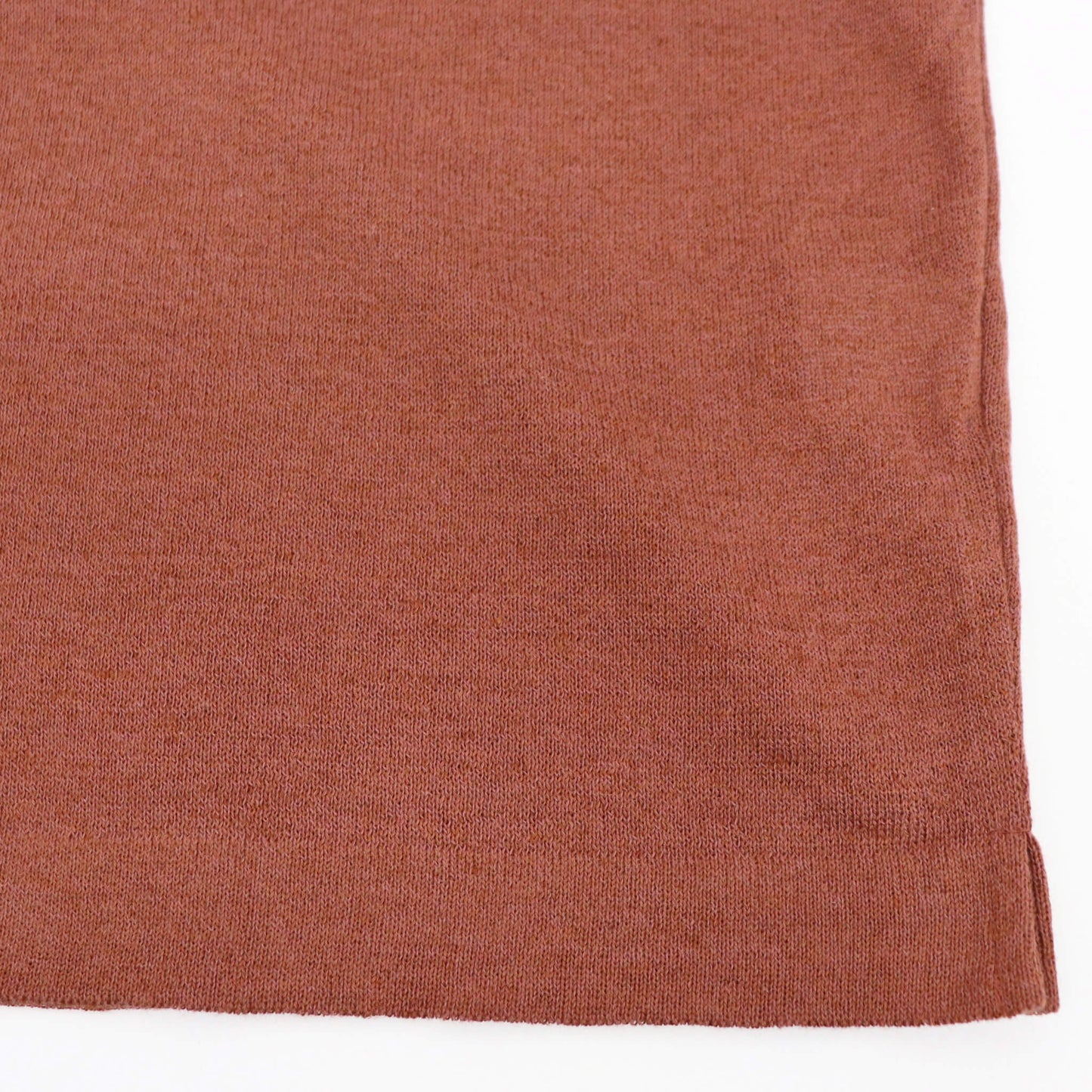 Vandori（ヴァンドリ）リネンコットン CHILL レタードTシャツ【テラコッタ】国内正規品