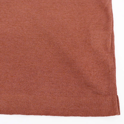 Vandori（ヴァンドリ）リネンコットン CHILL レタードTシャツ【テラコッタ】国内正規品
