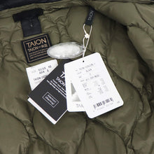 画像をギャラリービューアに読み込む, TAION（タイオン）ミリタリー ハイネックWジップ ダウンジャケット ソフトシェル【ブラック】国内正規品
