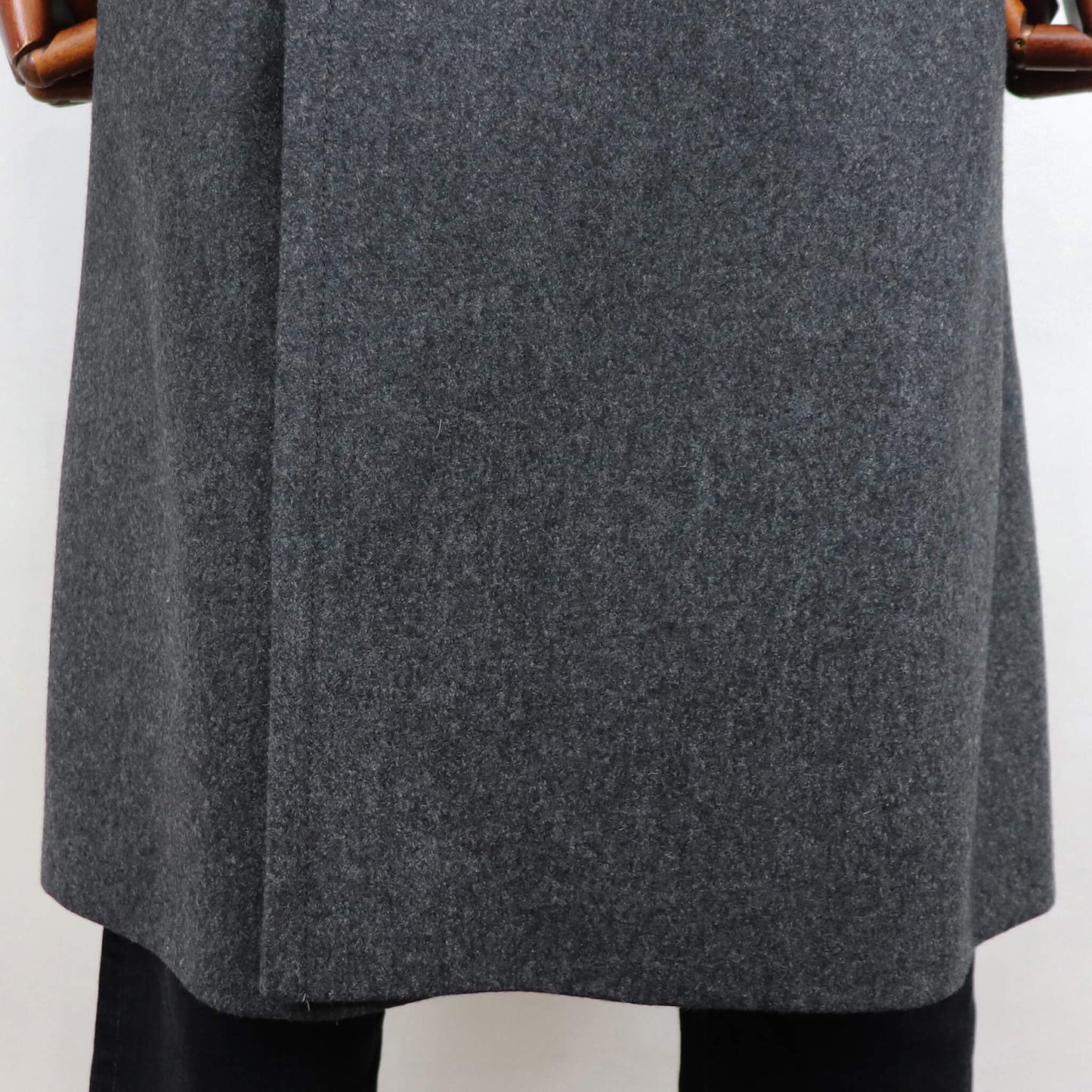 hevo（イーヴォ）BRINDISI ブリンディジ ダブルブレスト ベルテッド ウール コート【チャコールグレー】国内正規品