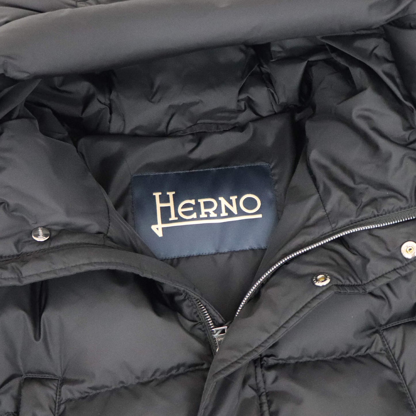 HERNO（ヘルノ）ミリタリーダウンブルゾン POLAR-TECH【ブラック】国内正規品