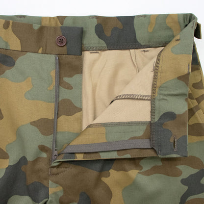 dotBravo（ドットブラーボ）Inghilterra Militare イギリス軍 プリーツ入り コットン ショート パンツ【カモフラ】国内正規品