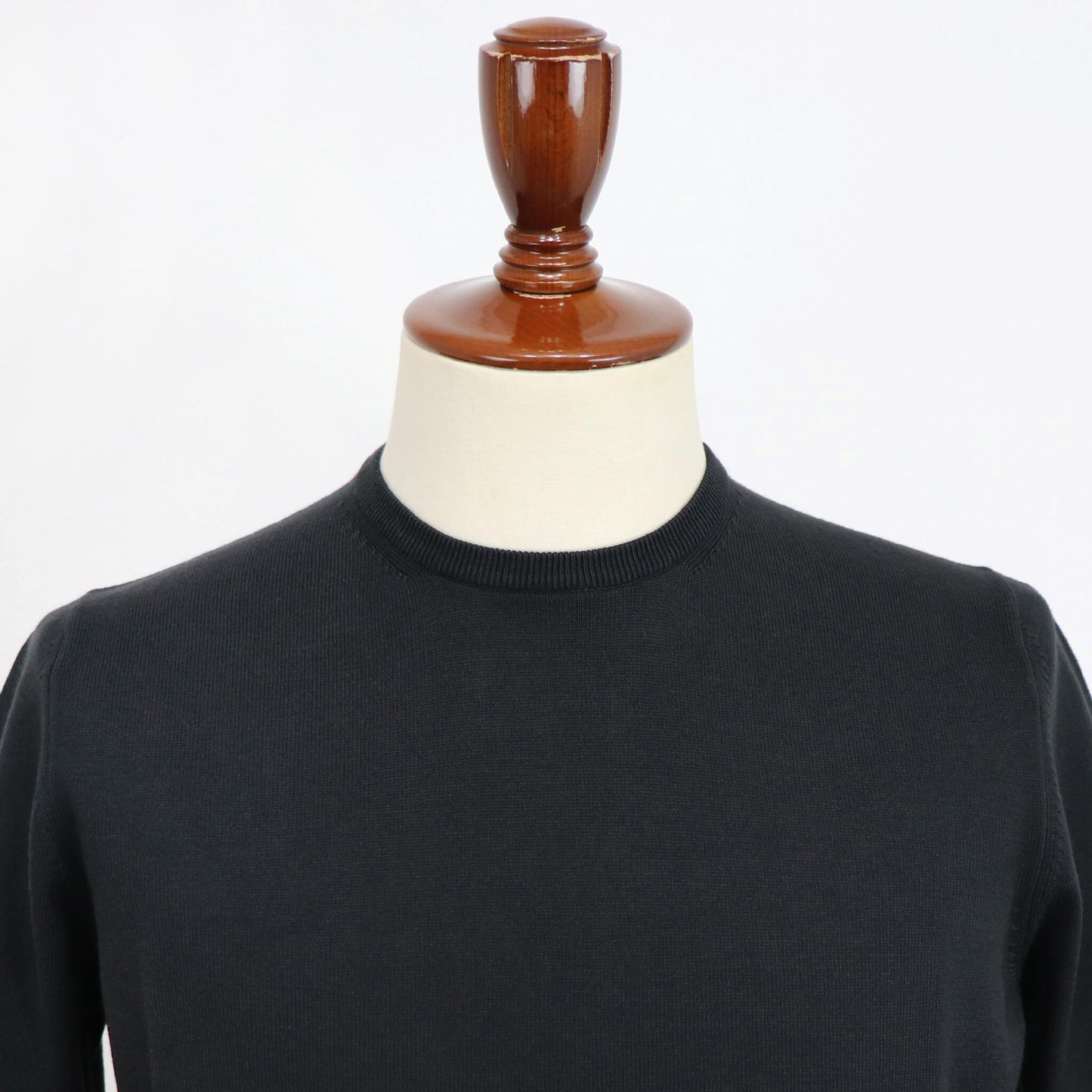 GRAN SASSO（グランサッソ）ソフトコットンニット 12ゲージ【ブラック】国内正規品