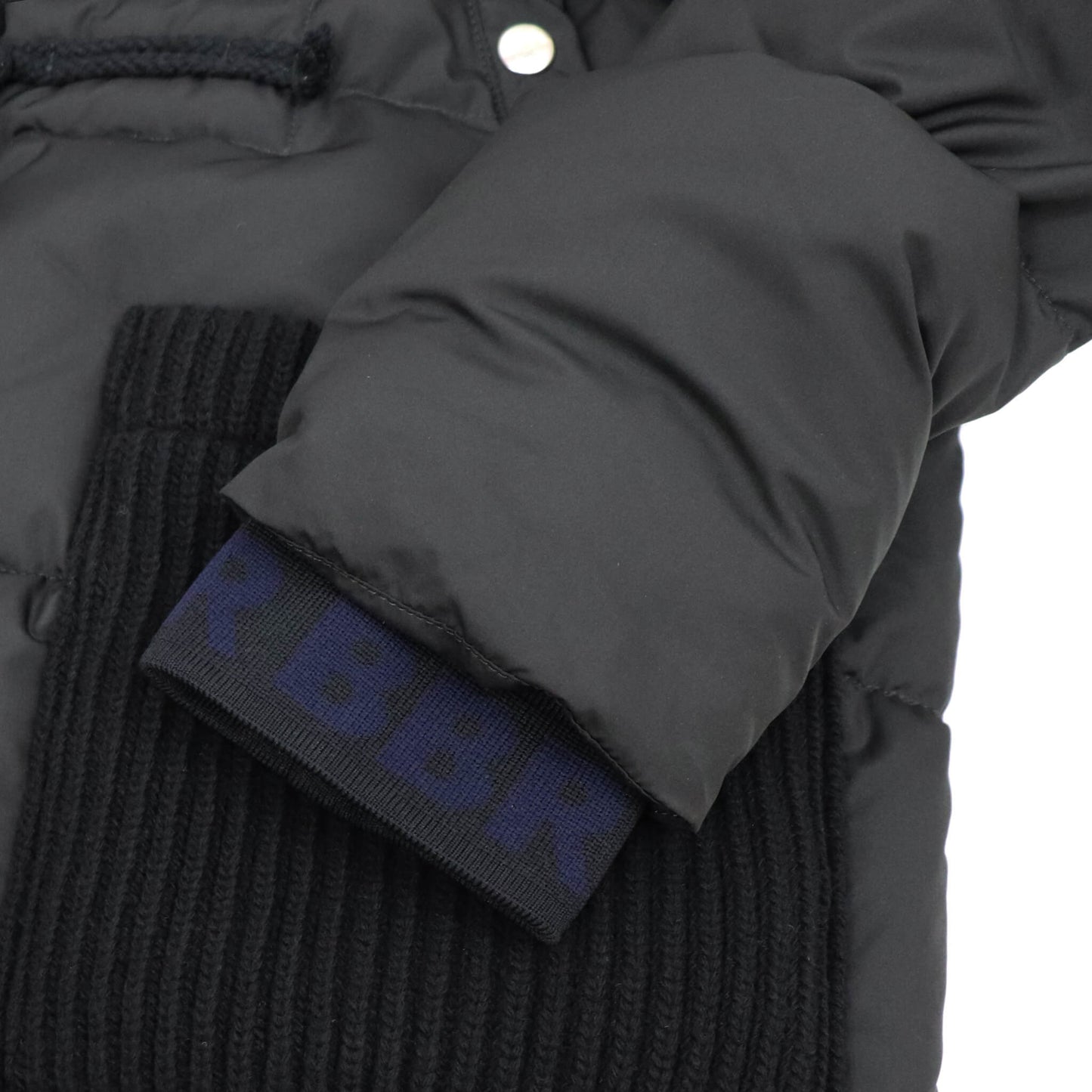 BBR（ビービーアール）ニットダッフル ダウンブルゾン【ブラック】国内正規品