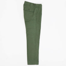 画像をギャラリービューアに読み込む, orSlow（オアスロウ）SLIM FIT FATIGUE PANTS スリム フィット ファティーグ パンツ【グリーン】国内正規品
