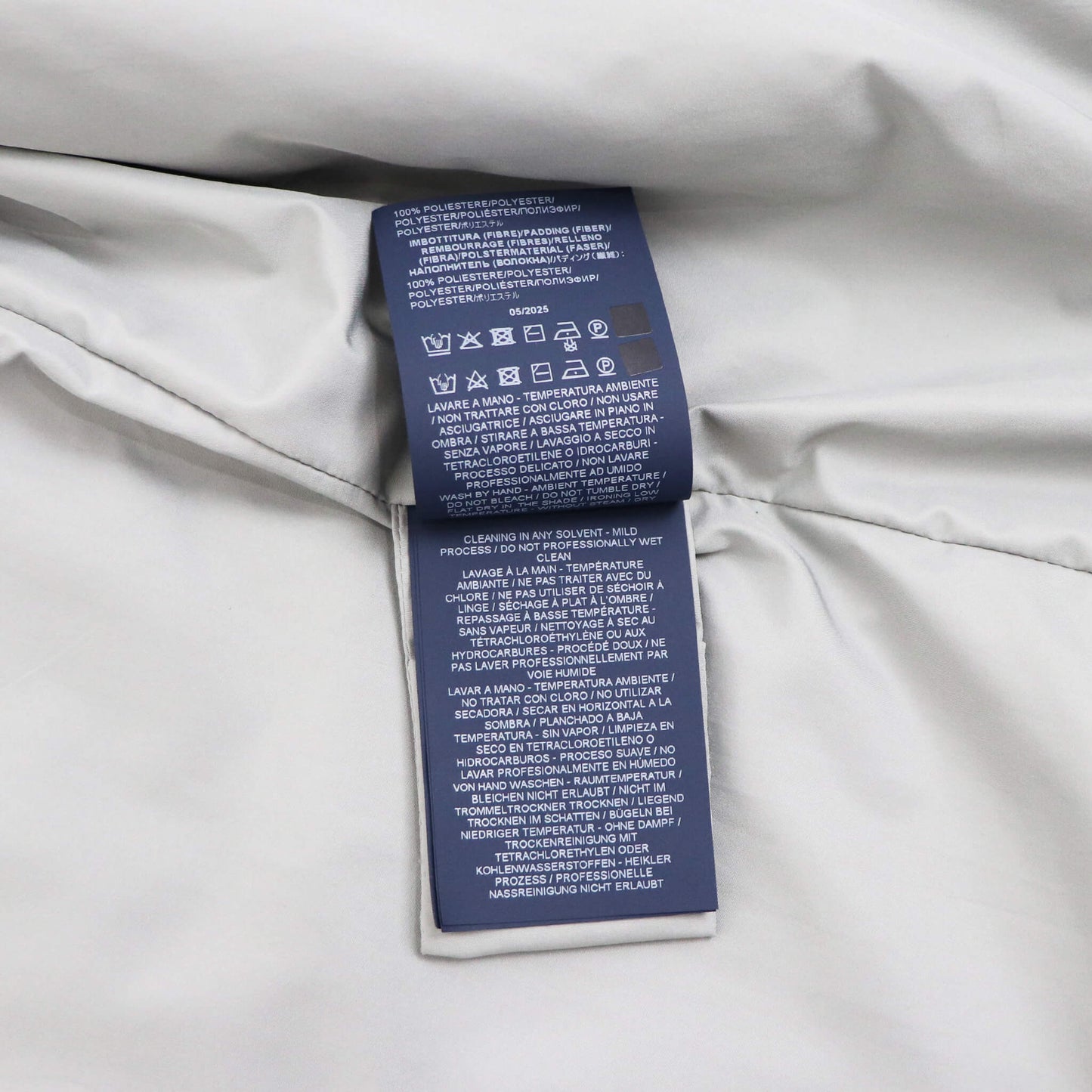 HERNO（ヘルノ）M65 ストレッチスエード ブルゾン【メランジグレー】国内正規品