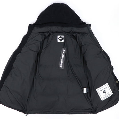 BBR（ビービーアール）ニットダッフル ダウンブルゾン【ブラック】国内正規品