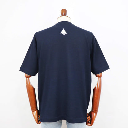 Vandori（ヴァンドリ）レタード ドレスニットTシャツ【ネイビー×ホワイト】国内正規品