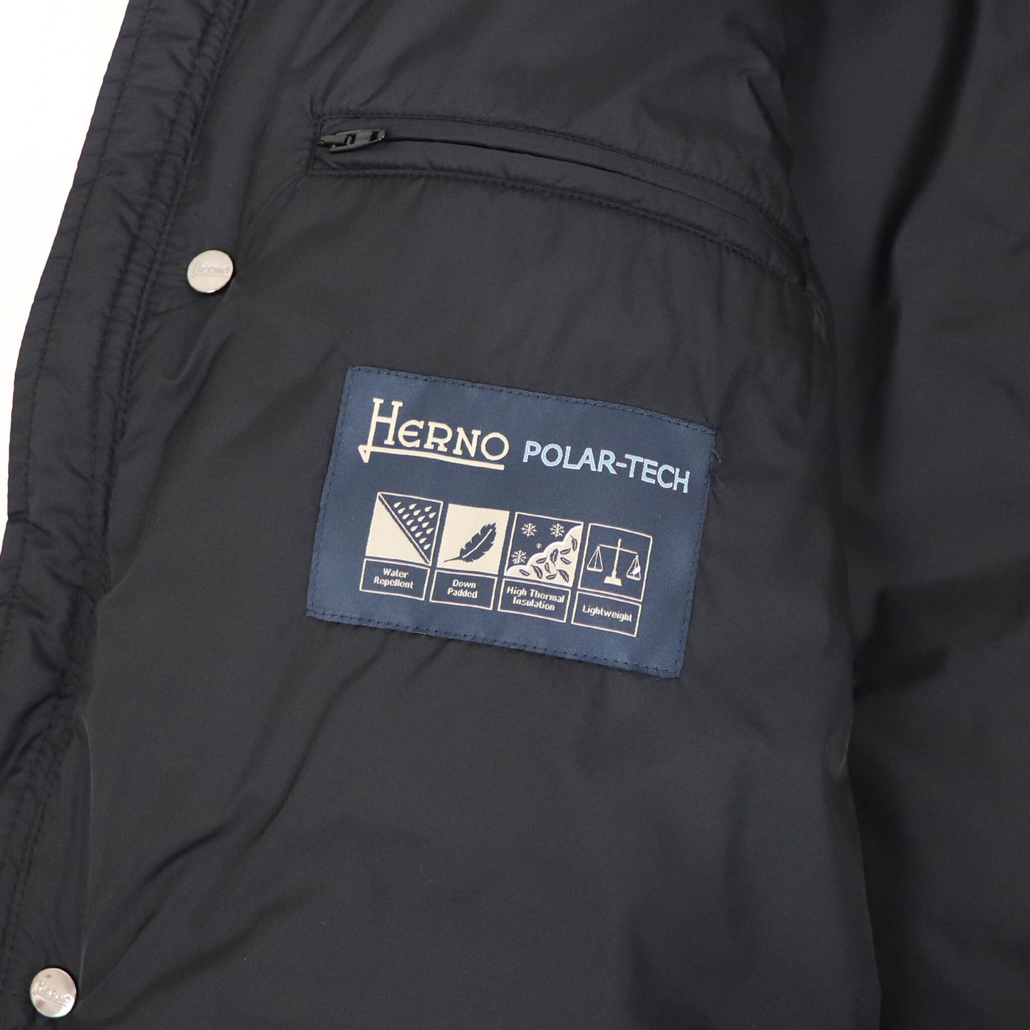 HERNO（ヘルノ）ミリタリーダウンブルゾン POLAR-TECH【ブラック】国内正規品